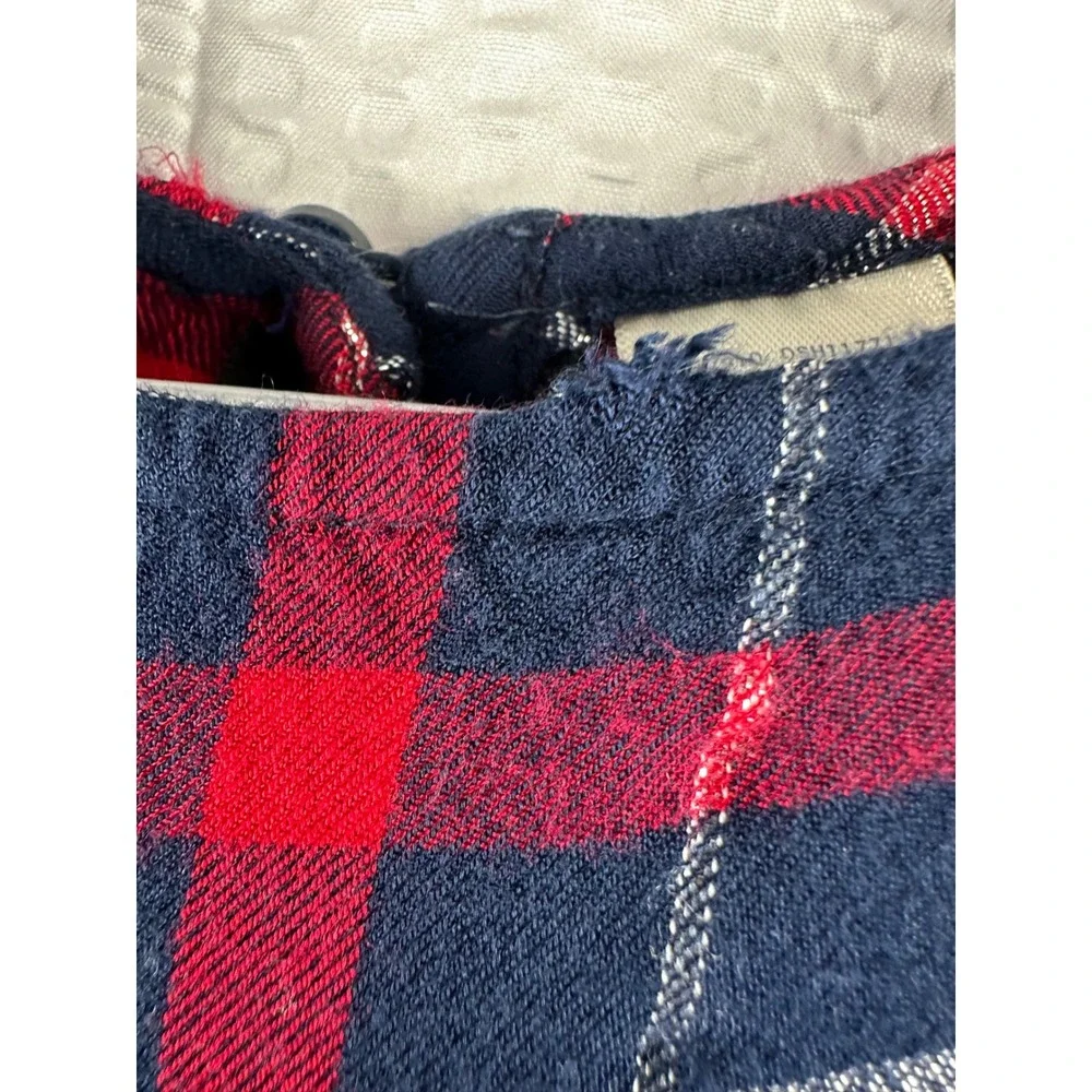 Oshkosh B'gosh Girls Plaid Dress‎ Long Sleeve Ruffle Bow Xmas 24 Months